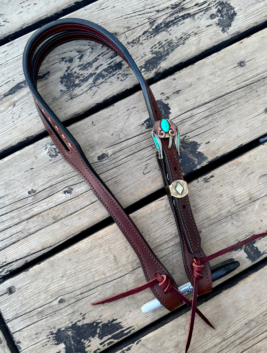 ‘Majestic Flower’ Split Ear Headstall