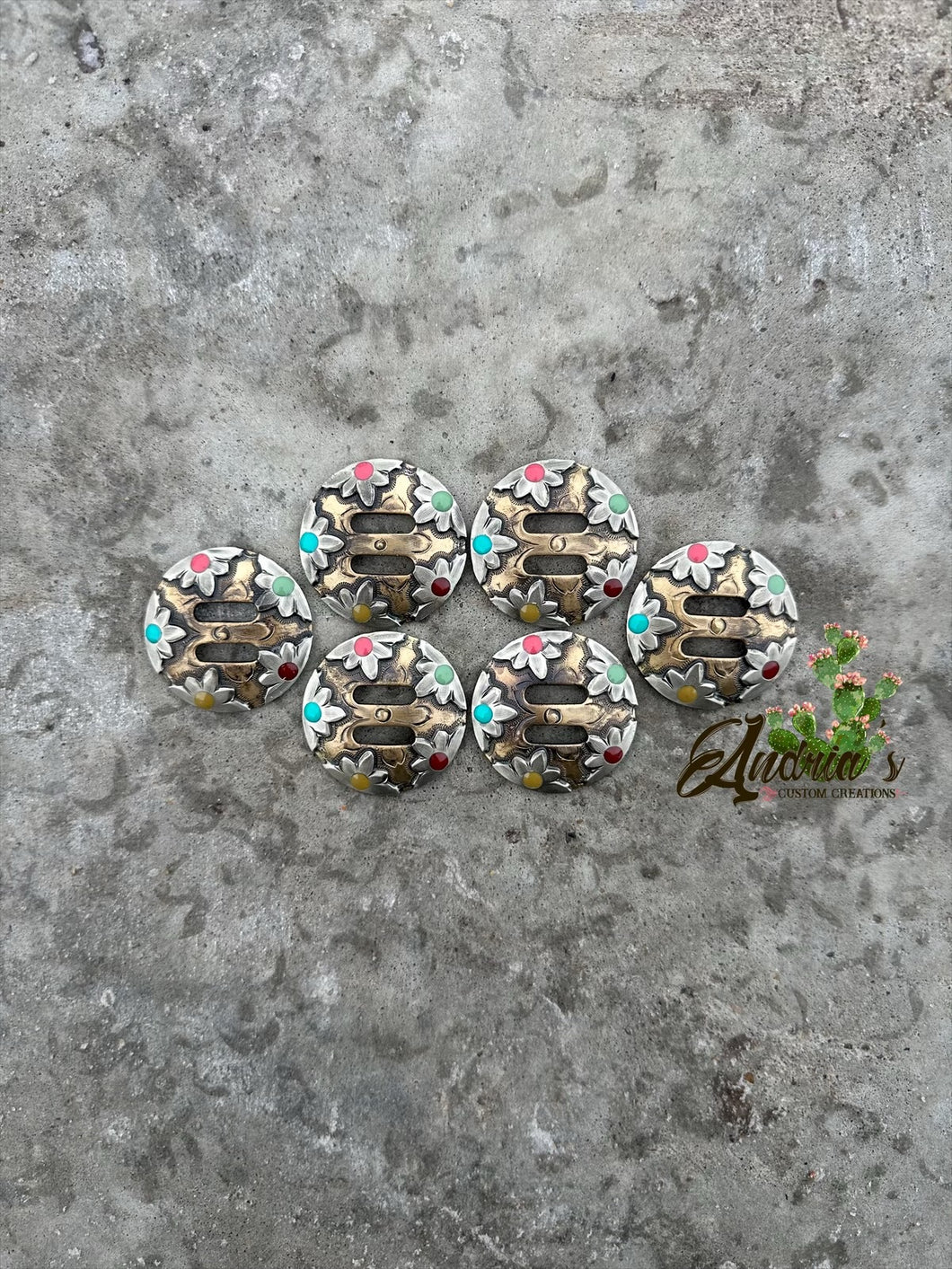 Cotton Candy Slotted Saddle Set