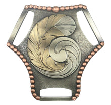Load image into Gallery viewer, Swirled Feather Breastcollar Centre Plate
