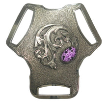 Load image into Gallery viewer, Purple Swirl Breastcollar Plate
