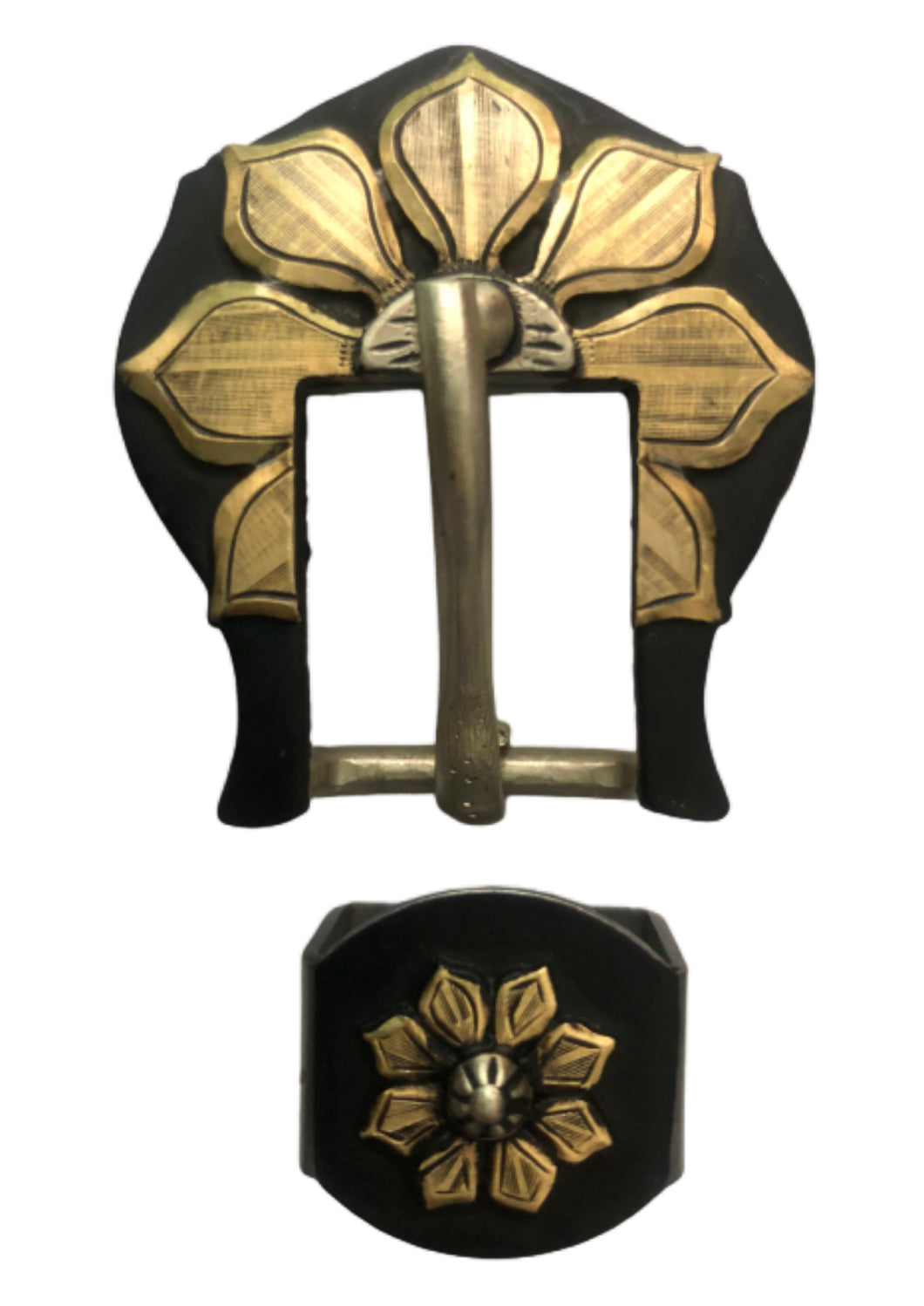 Gold Flower Buckle