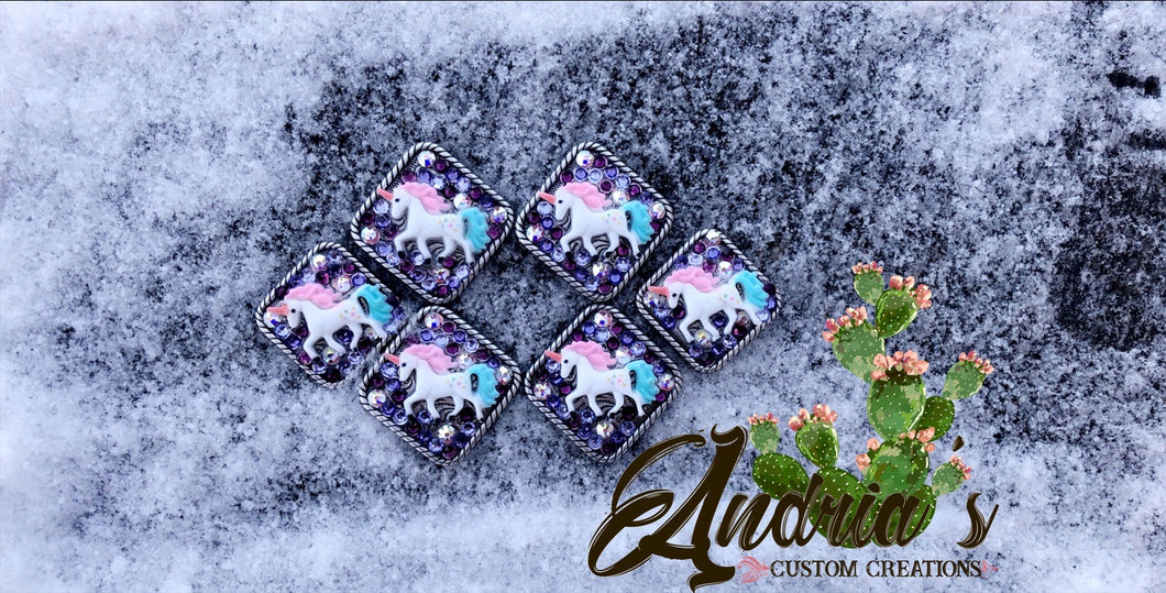 'Purple Unicorn' Saddle Set