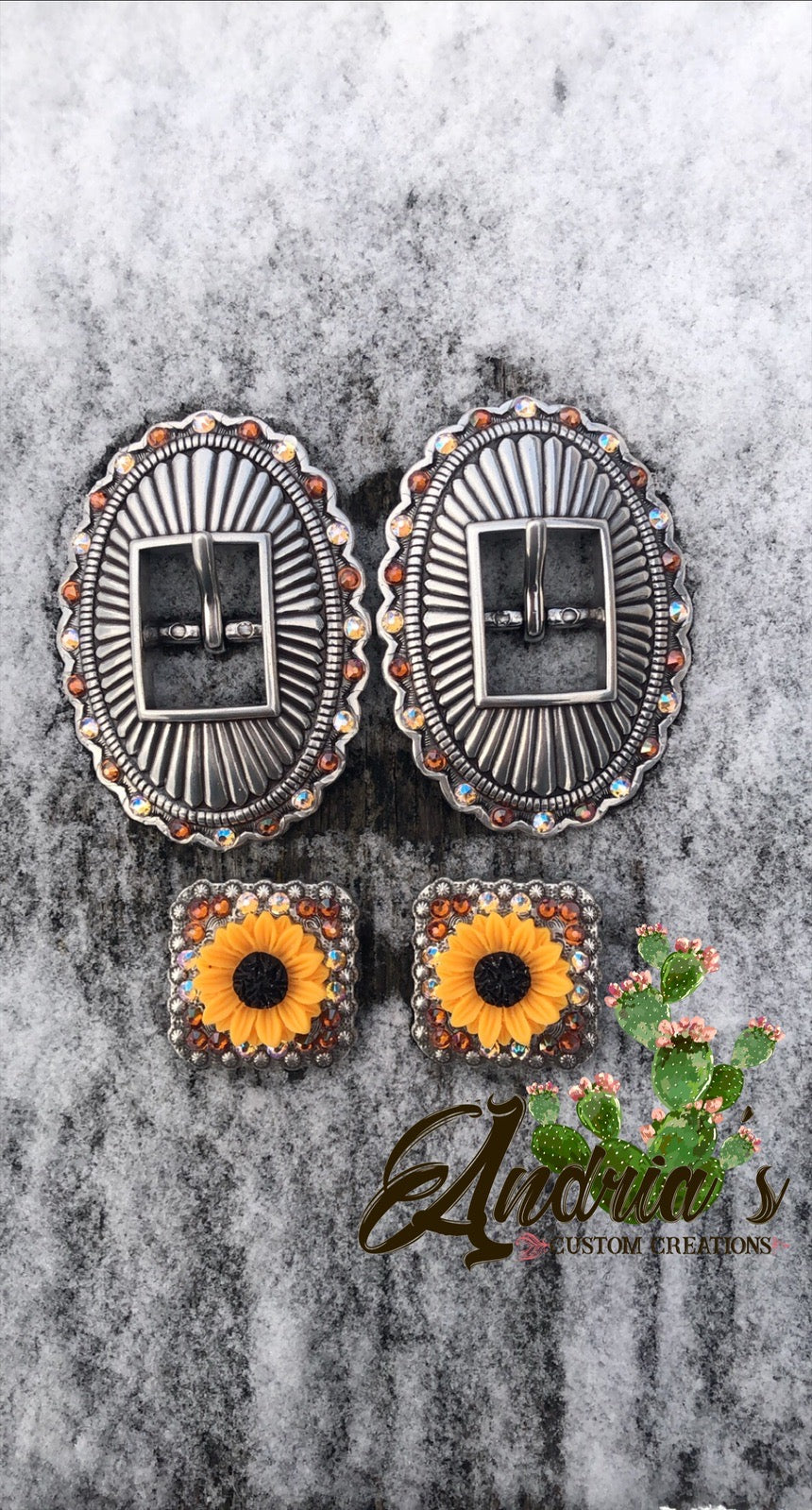 'Sunflowers N' Bling' Bridle Set