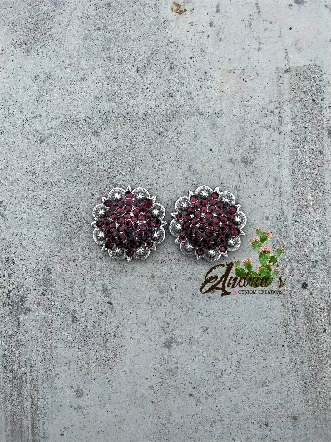 ‘Burgundy Burst’ Halter Set