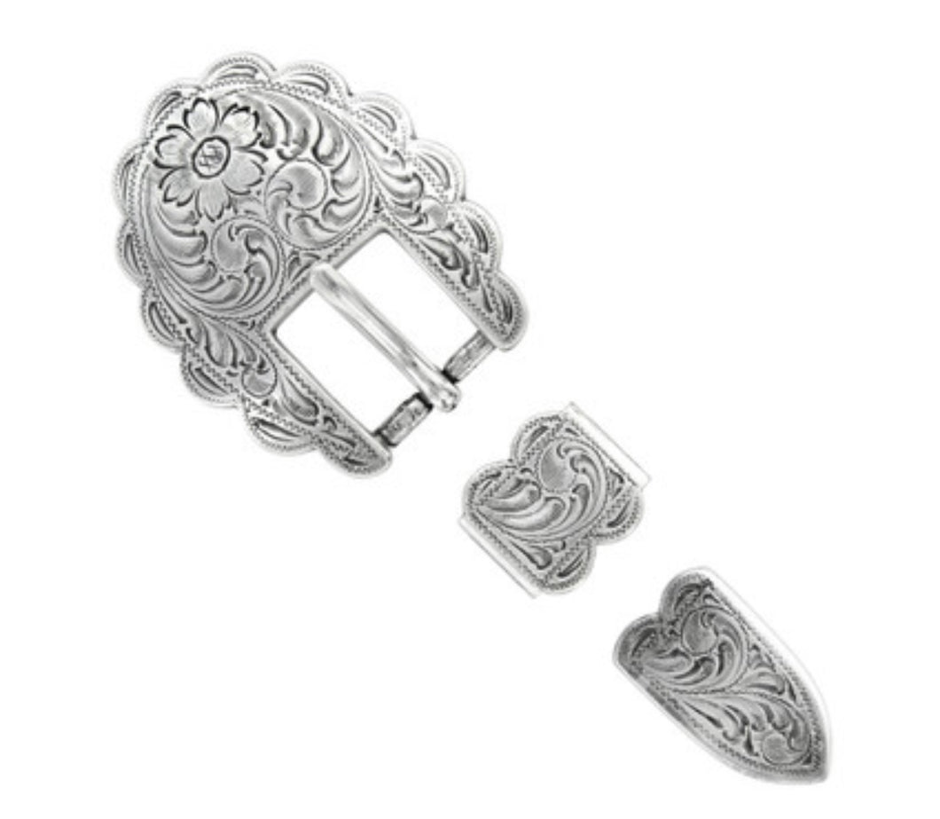 Western Floral Antique Buckle