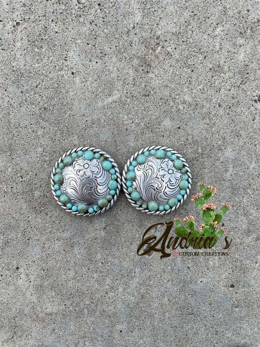 ‘Turquoise Marbles’ Halter Set