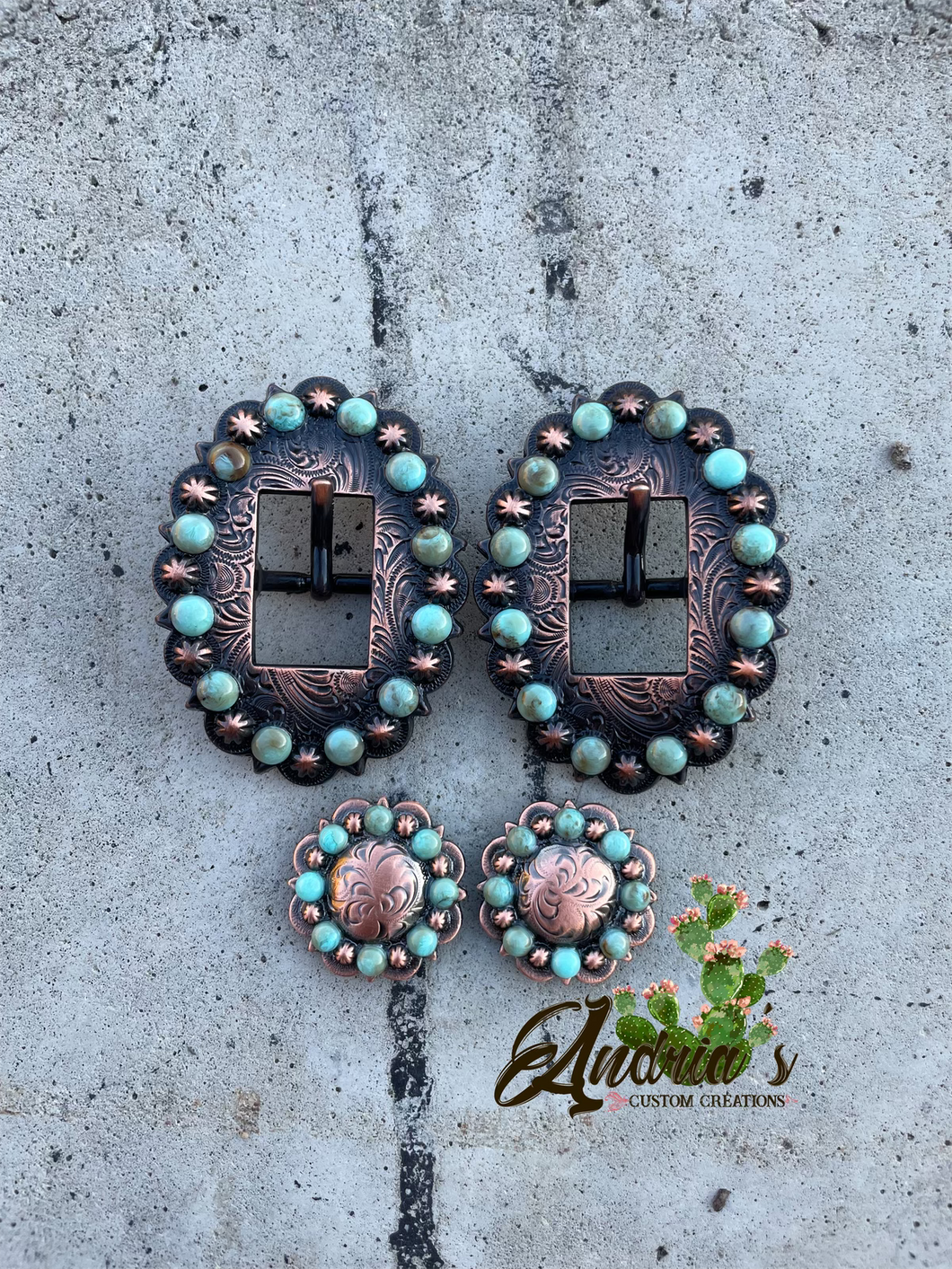 'Simple Turquoise' Bridle Set